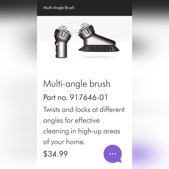 Dyson Up Top Tool IR/CL, Dust Brush - NWT - Picture 4 of 4